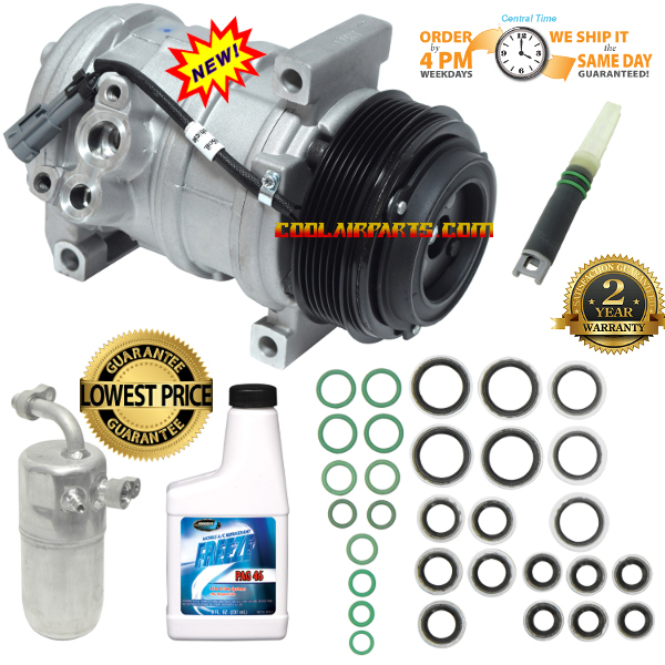 NEW A/C Compressor 198353 10-14 Chevrolet Silverado Express GMC Savana 4.3L 6.6L 20762515 20880831 Full KIT